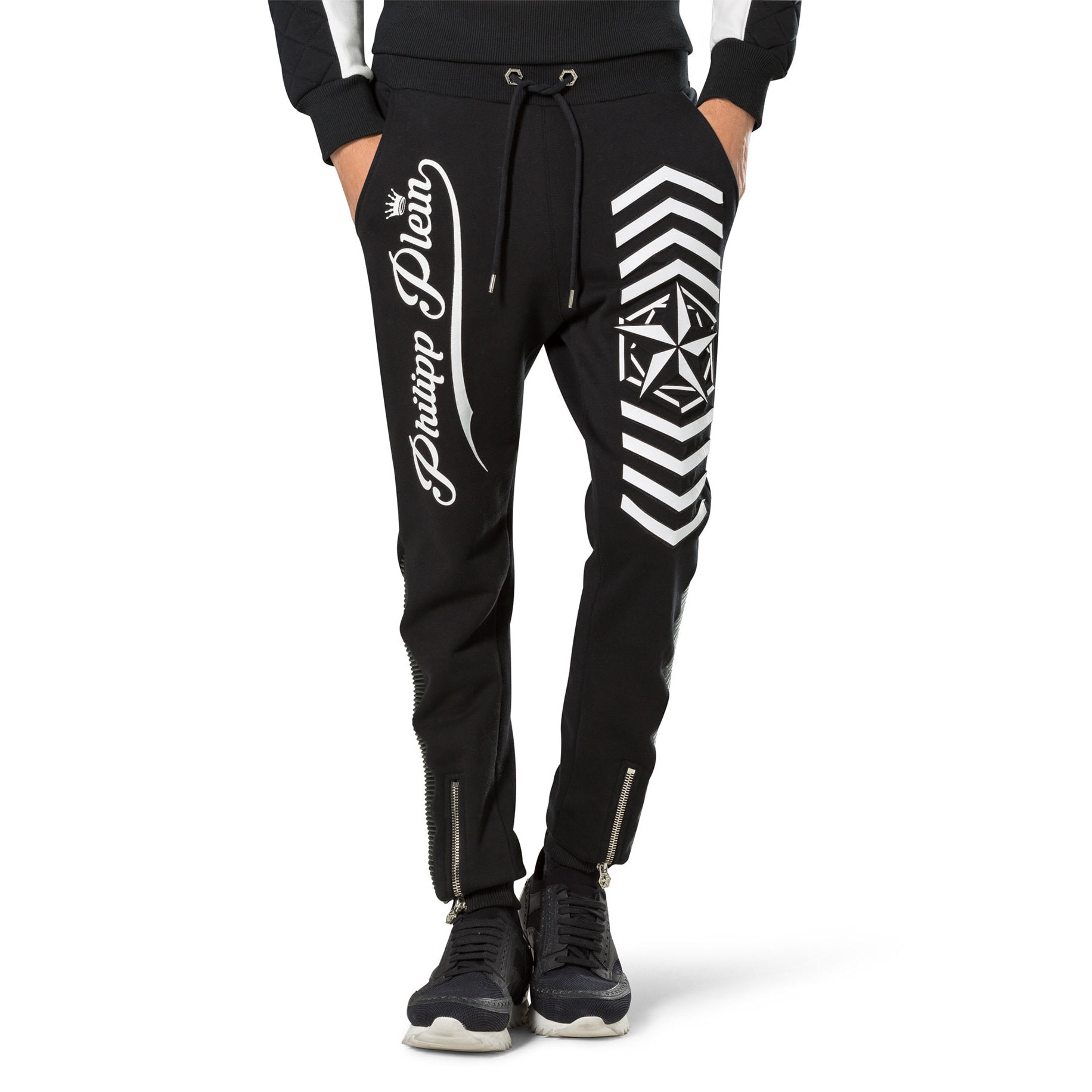 PHILIPP PLEIN jogging pants "look at you"