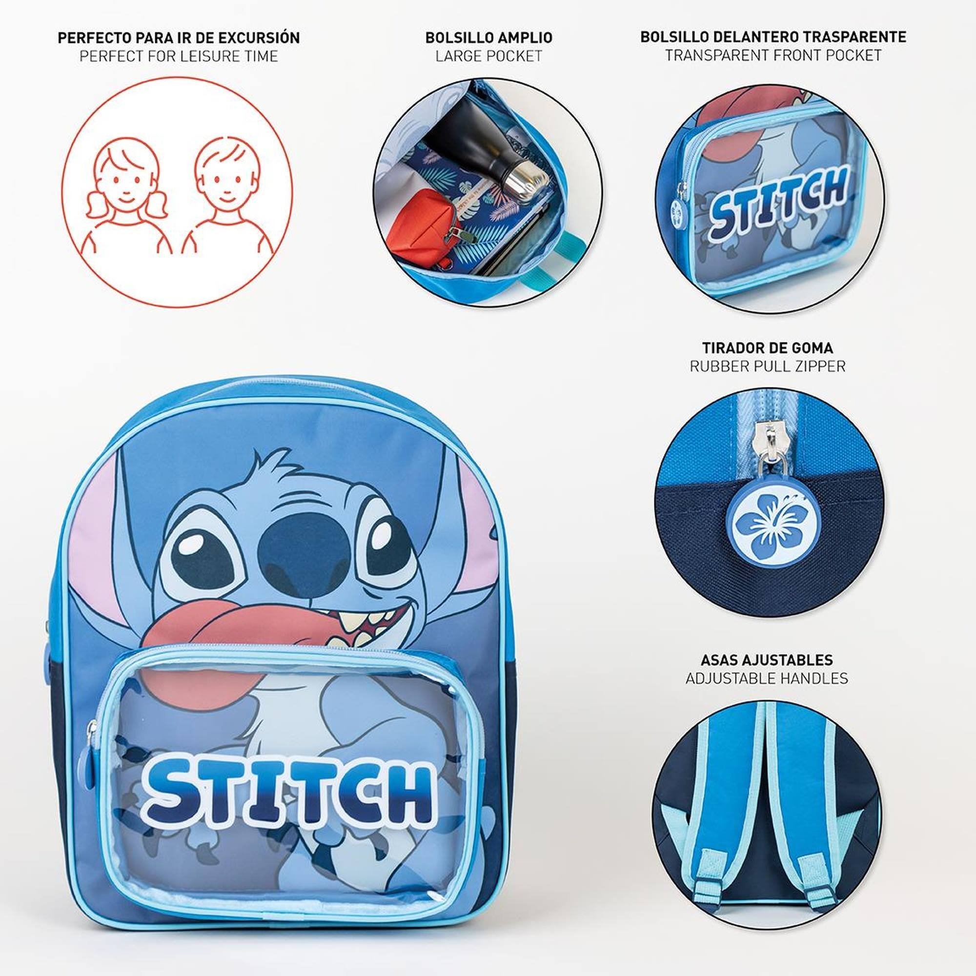 Mochila infantil stitch