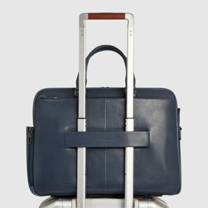 Piquadro Borsa da lavoro porta pc e porta iPad® personalizzabile con protezioni antiurto e RFID