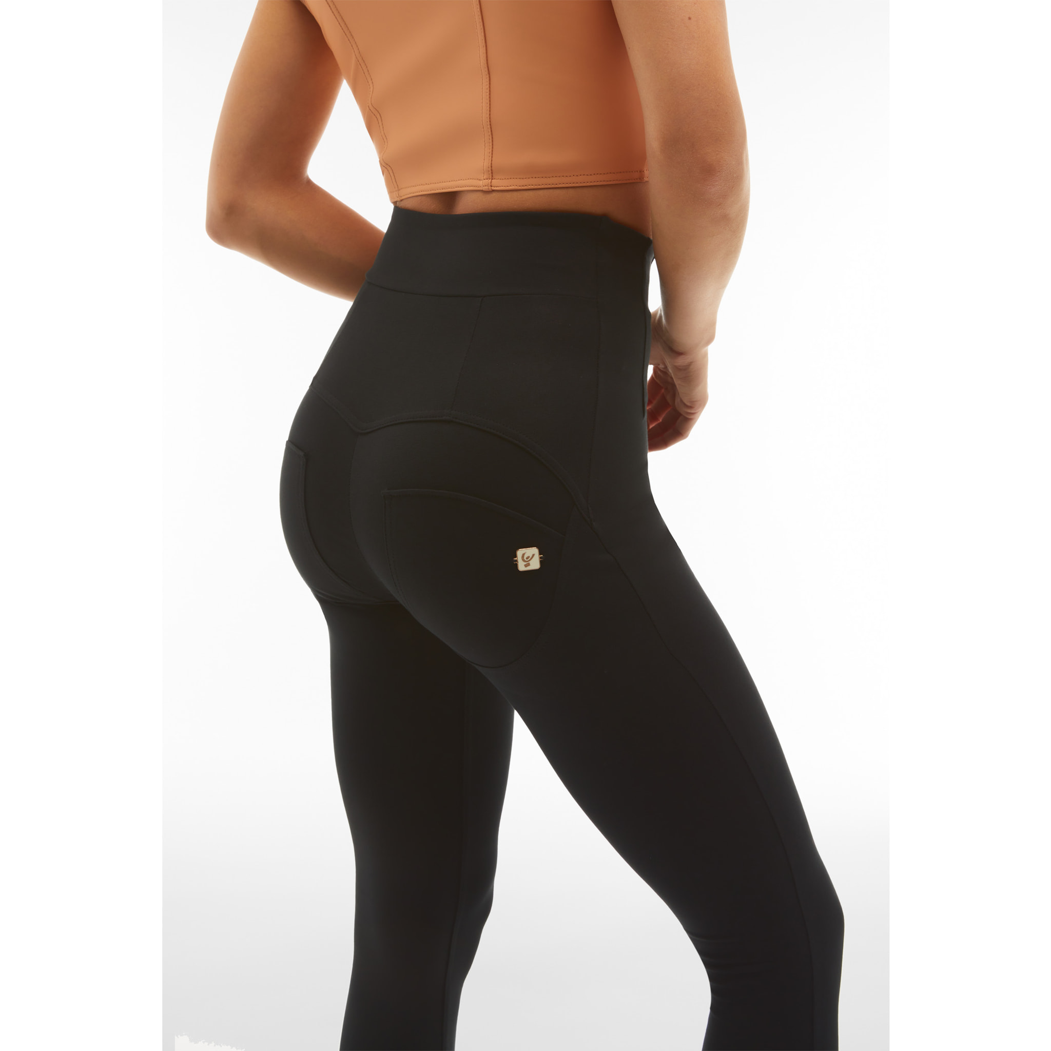 Pantaloni WR.UP® vita alta bustier in jersey tinto capo