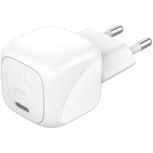 Chargeur BELKIN 30W USB charge rapide PPS Blanc