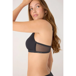Reggiseno senza ferretto con imbottitura Nero