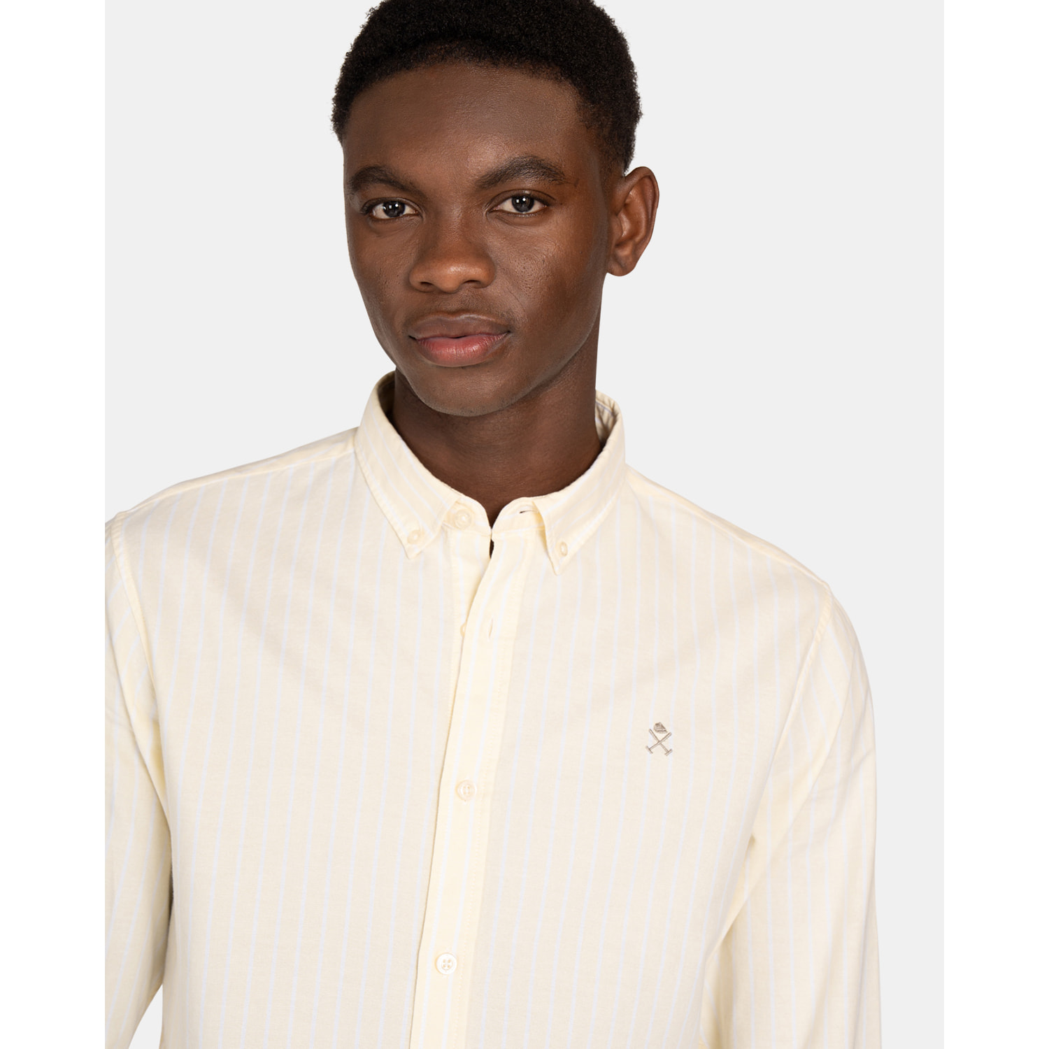 CAMISA SHORELINE STRIPED OXFORD