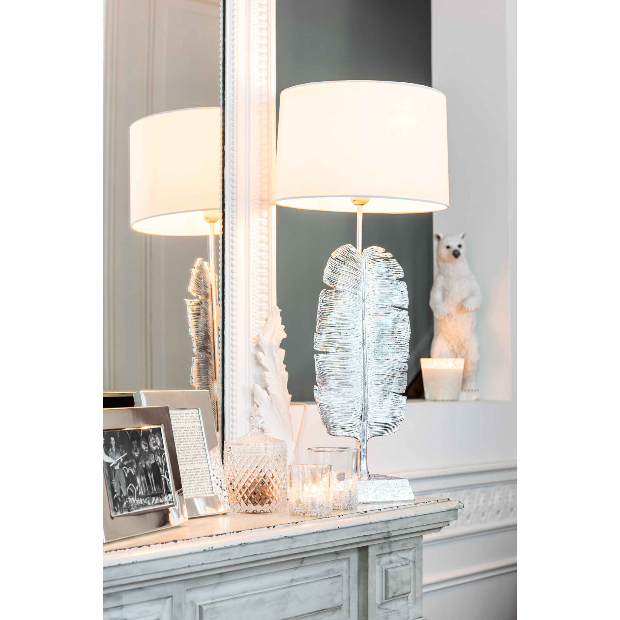 J-Line photophore Sucre Dessous - verre - transparent - medium - 2 pcs