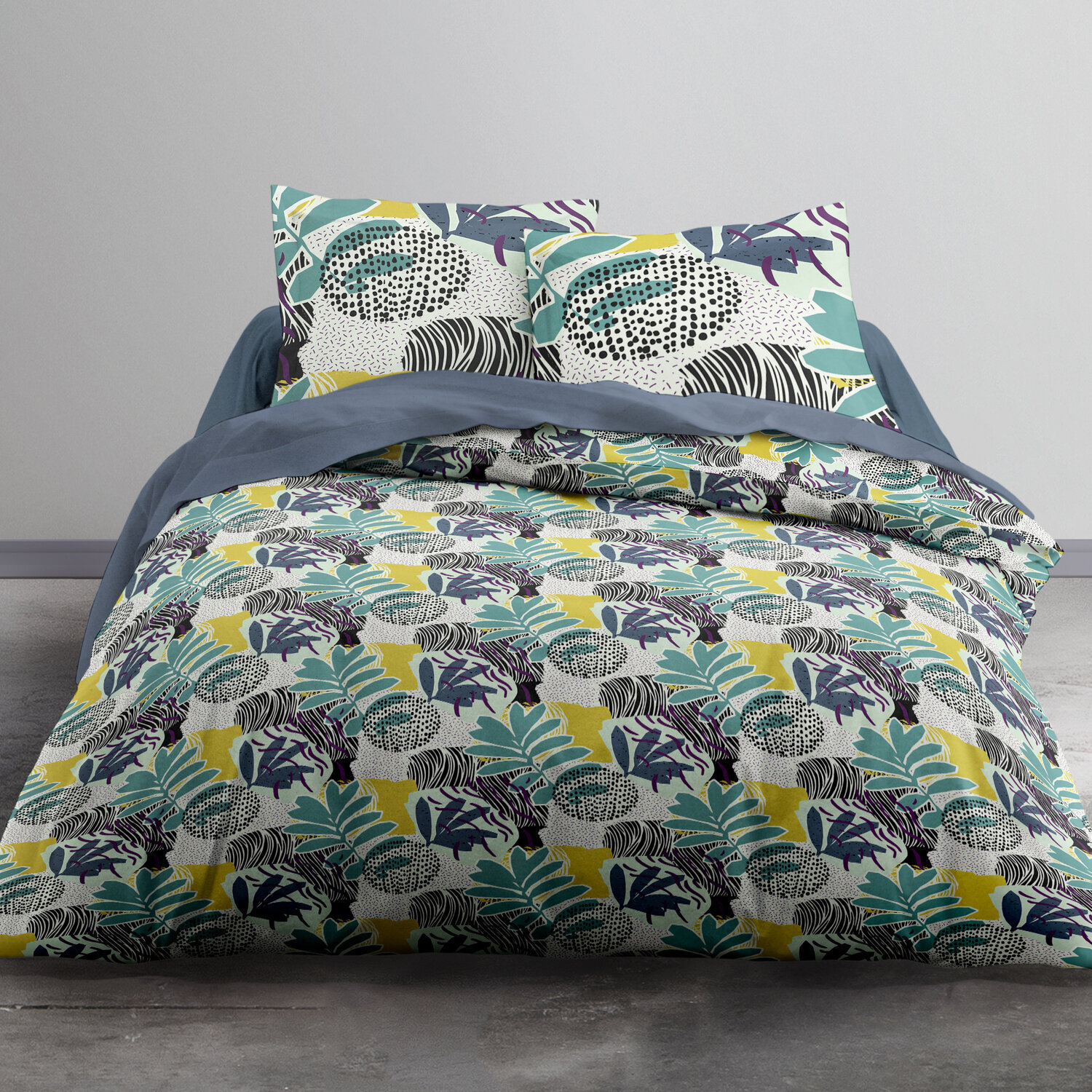 Parure housse de couette 100% coton 57fils ingraa