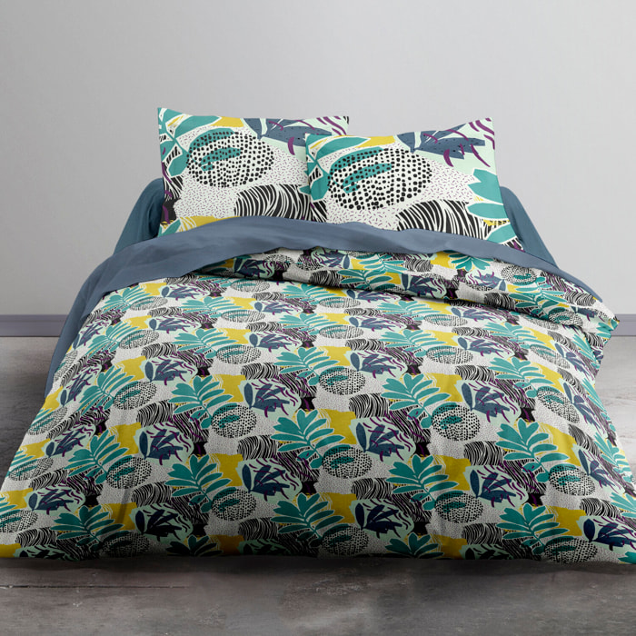 Parure housse de couette 100% coton 57fils ingraa