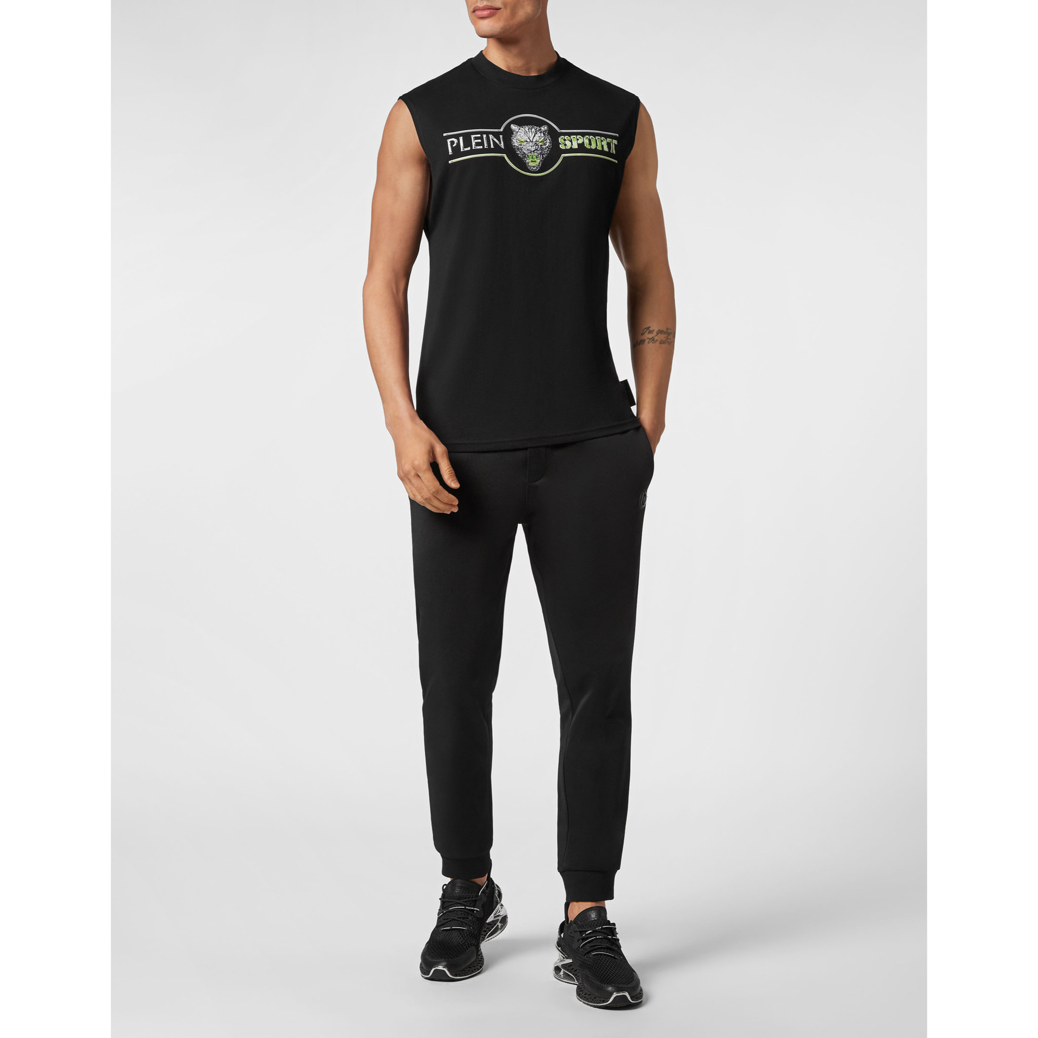 PLEIN SPORT T-Shirt Round Neck SCRATCH