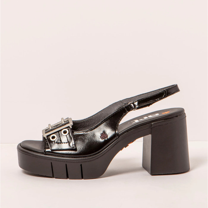 Sandalias con tacón 1994 SHINNY BLACK/ EIVISSA color Black