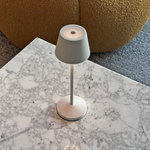 Lampe de table sans fil EMILY Blanc H25cm