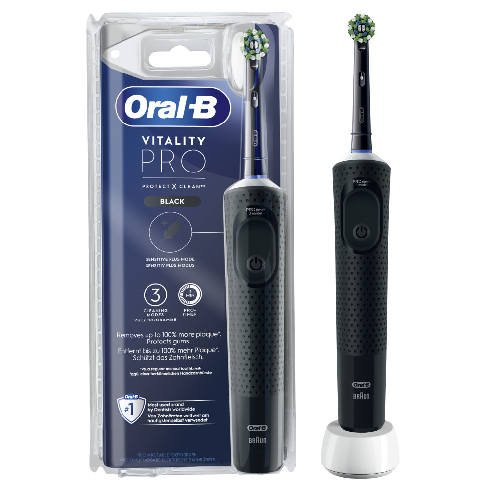 Oral-B - Vitality Pro - Noire - Brosse À Dents Électrique