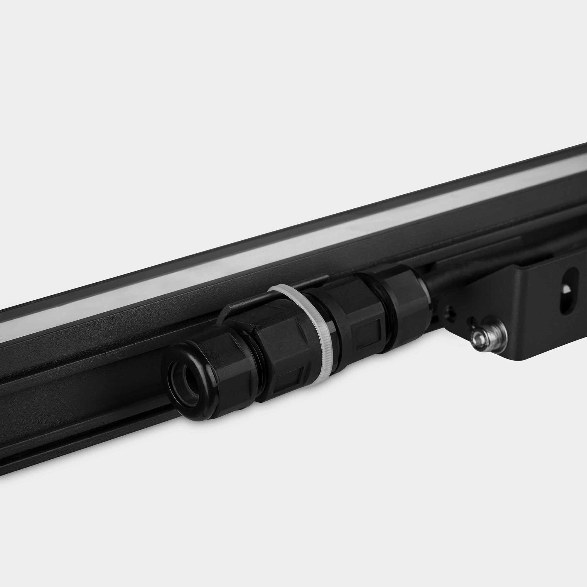 LEDS·C4 Sistema Lineal IP65-IP67 Mex Surface Small LED 9.8 RGBW Gris Urbano para Exterior de Pared, Jardín, Terraza