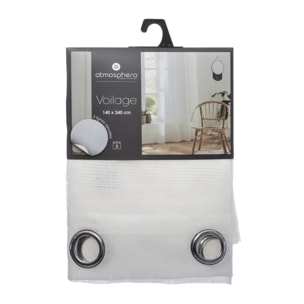 Voilage "Sab" blanc 140x240cm