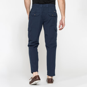 PANTALONI CHINO CON COULISSE E TASCONI LATERALI