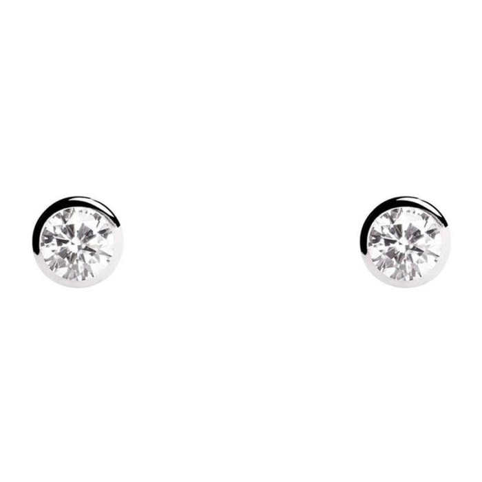 Pendientes Mini Spark 3mm Plata