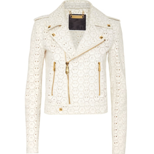 PHILIPP PLEIN Giacca biker in pelle