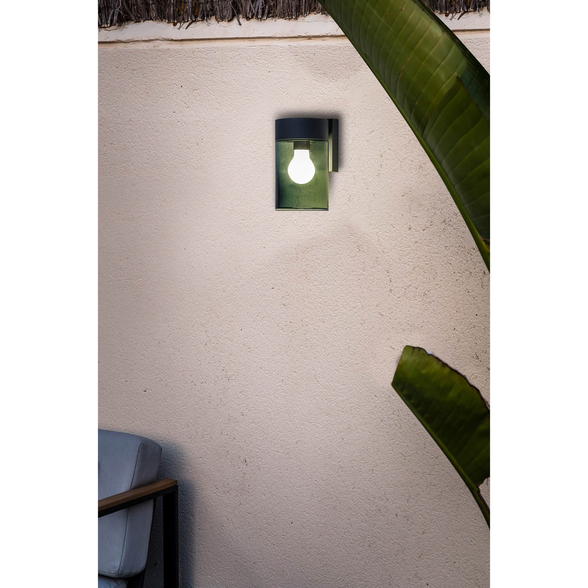 KILA Aplique gris oscuro ahumado