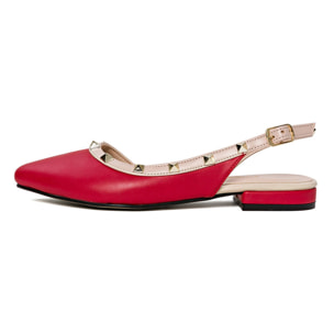 Sandali Donna colore Rosso -1cm