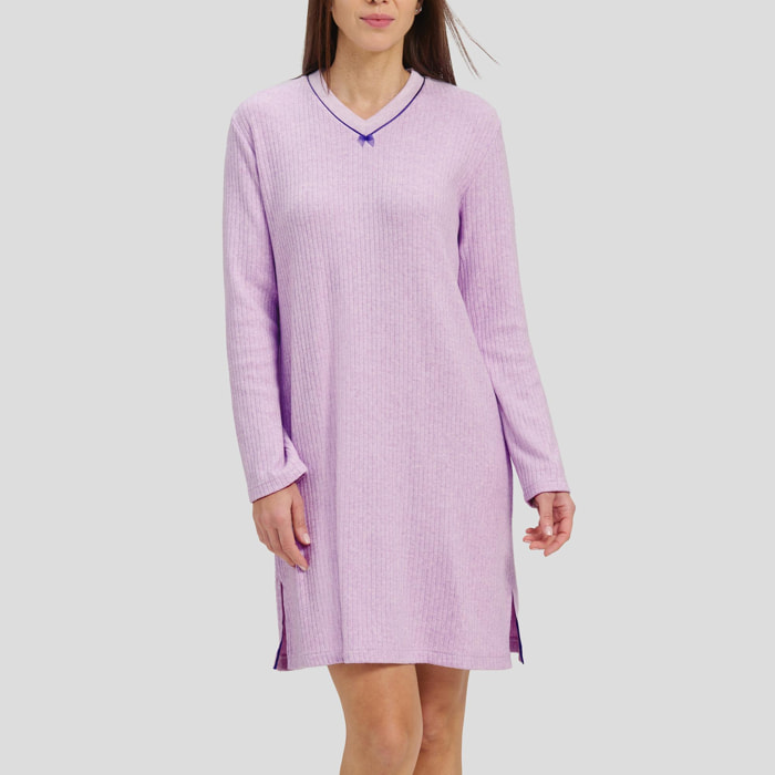Camisón largo Morado