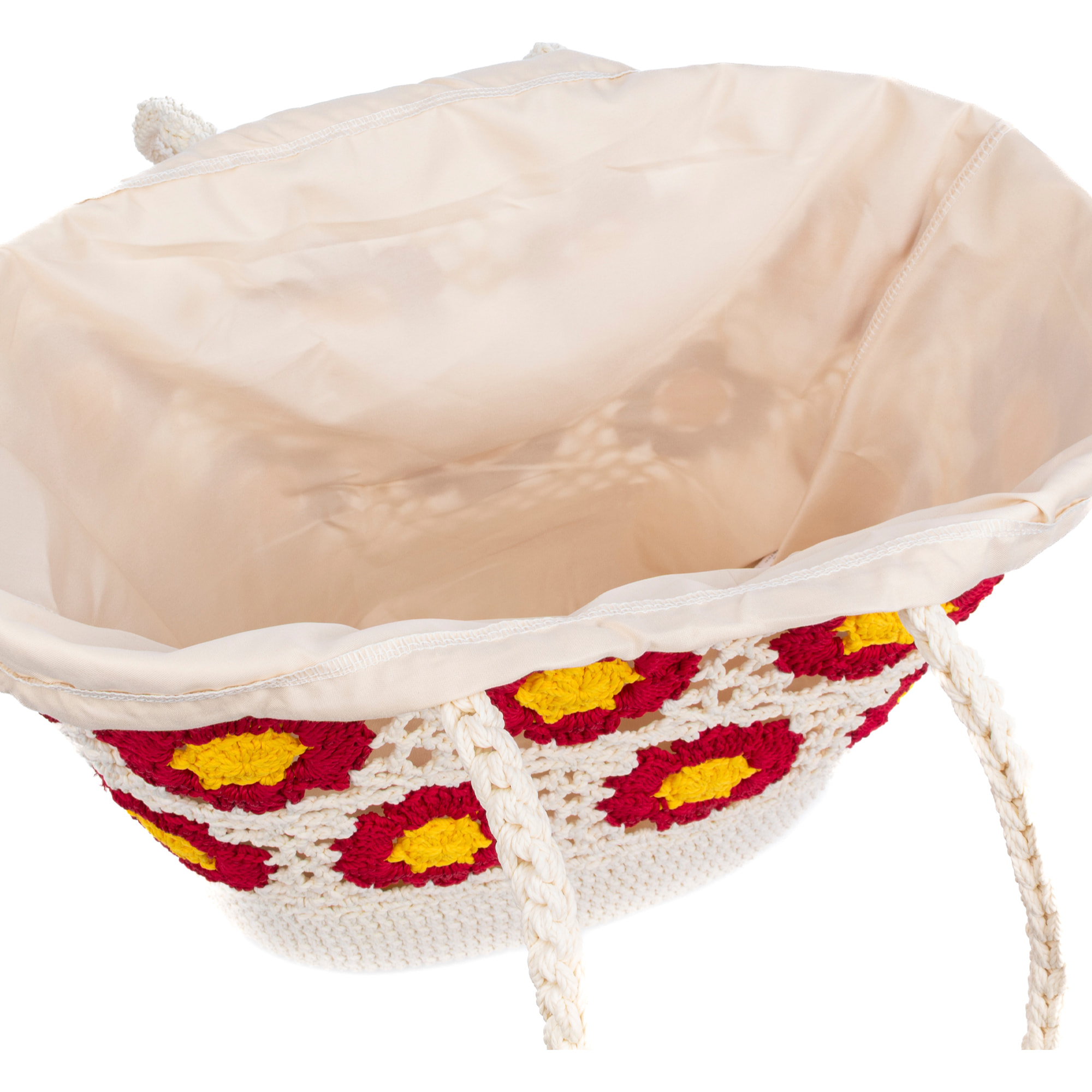 Belbo Bolso de hombro Mujer. Fabricaco en algodón tejido artesanal a mano.