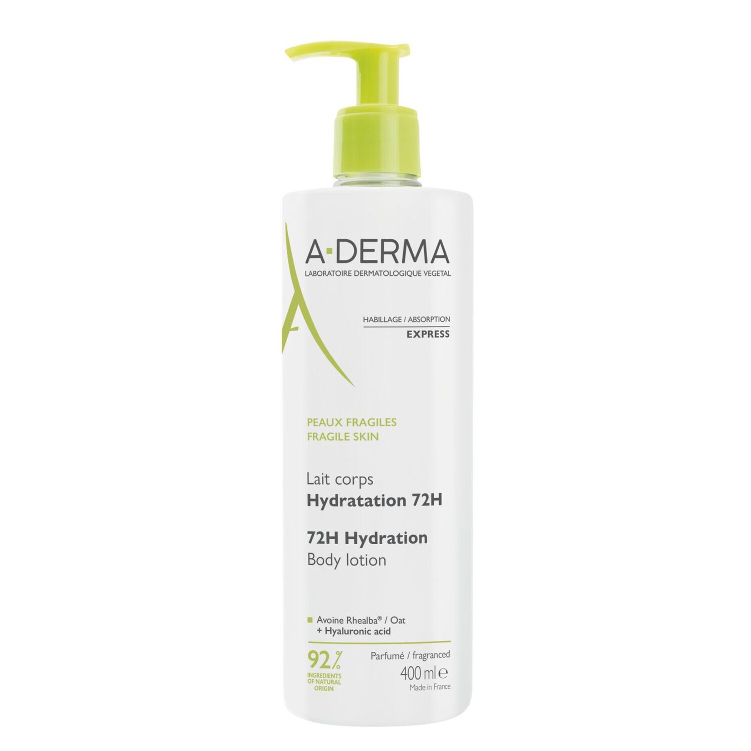 Les Indispensables - Lait Corps Hydratation 72h Peaux Fragiles 400 ml