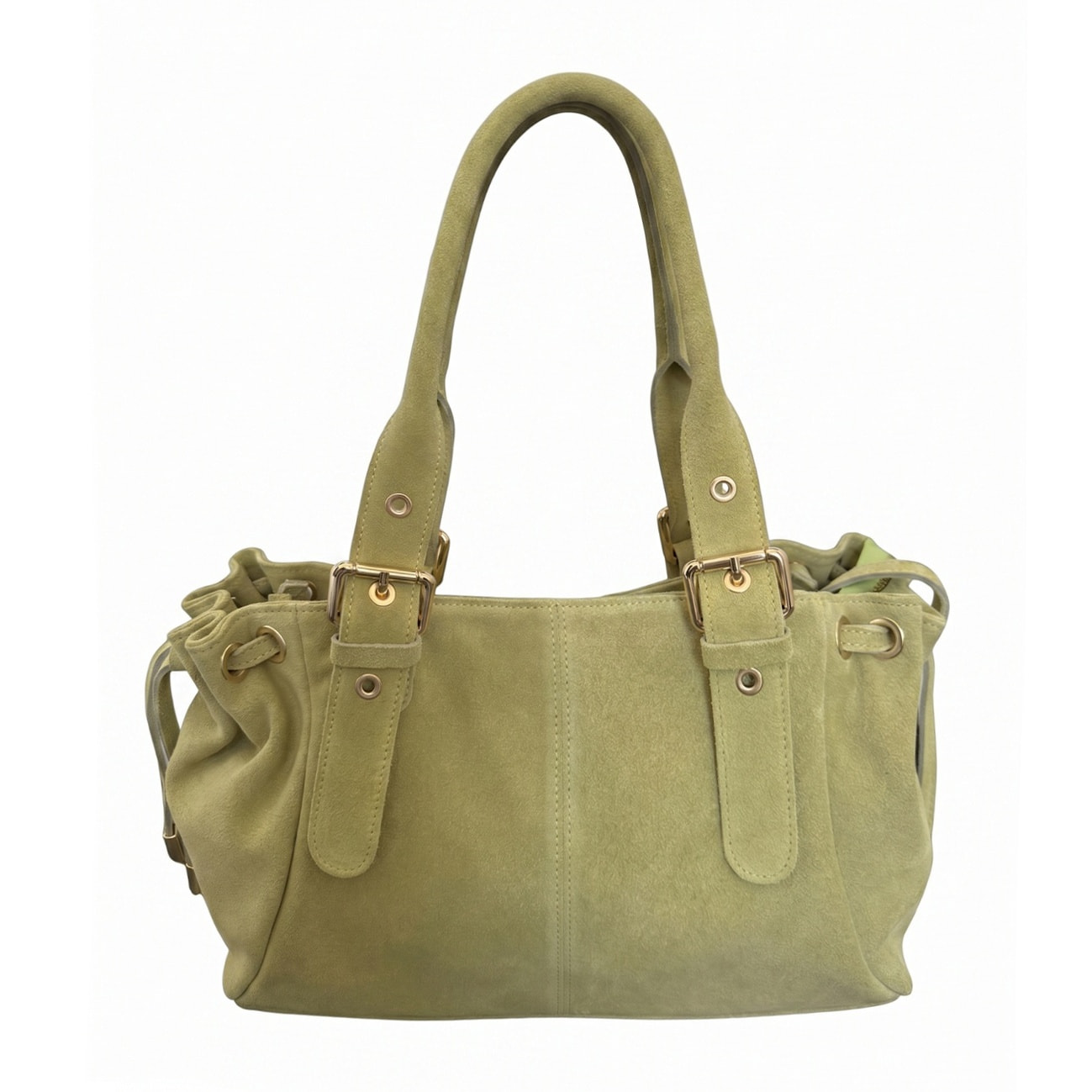 Borsa a mano da donna Made in Italy - Modello Lumena Lux - 100% pelle - 20.0 x 21.0 x 33.0 cm