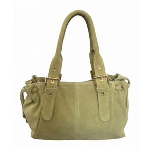Borsa a mano da donna Made in Italy - Modello Lumena Lux - 100% pelle - 20.0 x 21.0 x 33.0 cm