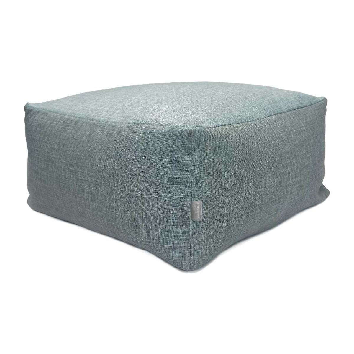 Puff desenfundable MAYA azul claro 50x50x25 cm. Disponible en varios colores