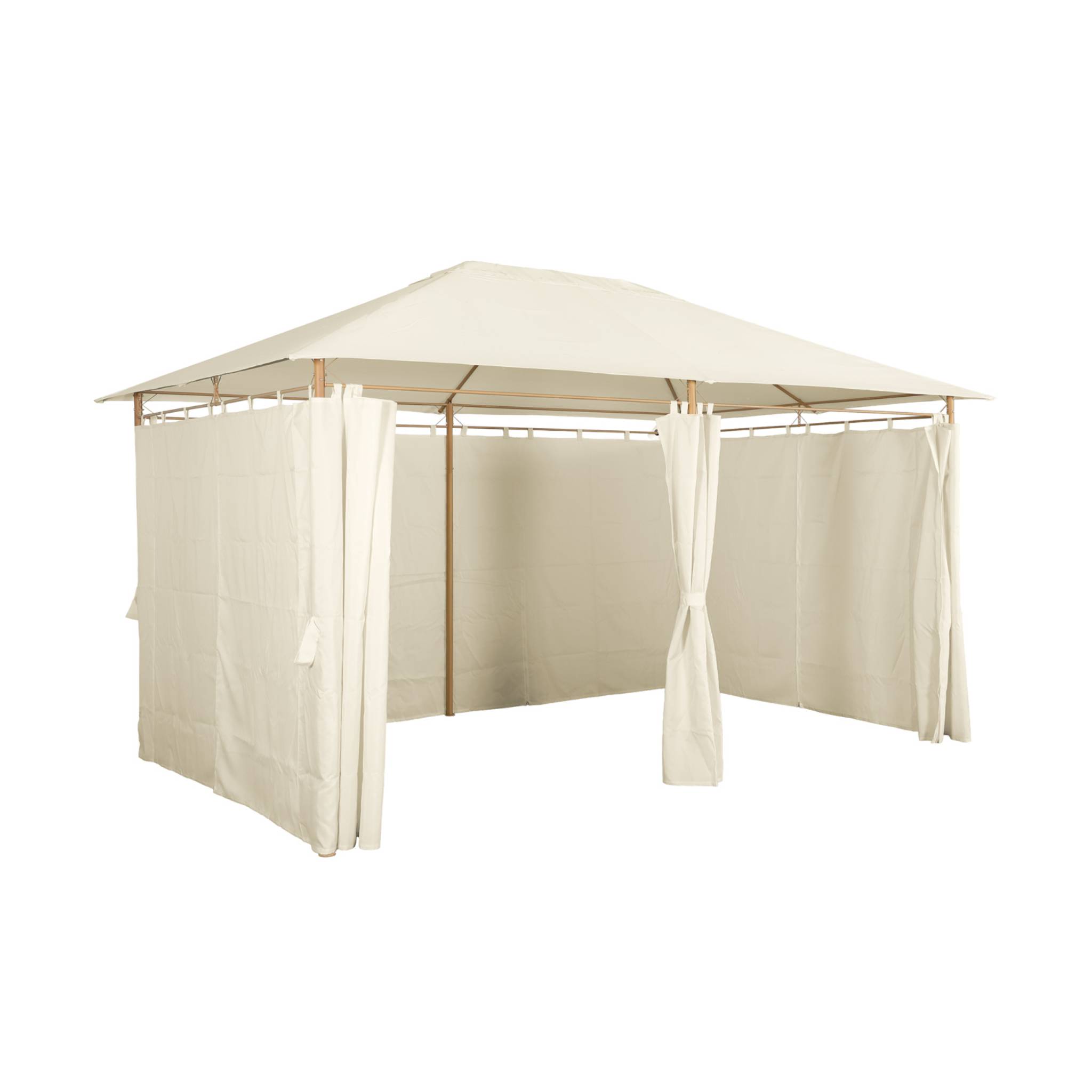 Tonnelle 3x4 m avec rideaux DIVIO 3X4M