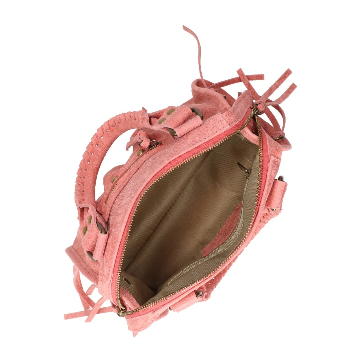 Borsa a spalla da donna - Modello Erisia - Vera pelle - 25.0 x 15.0 x 10.0 cm