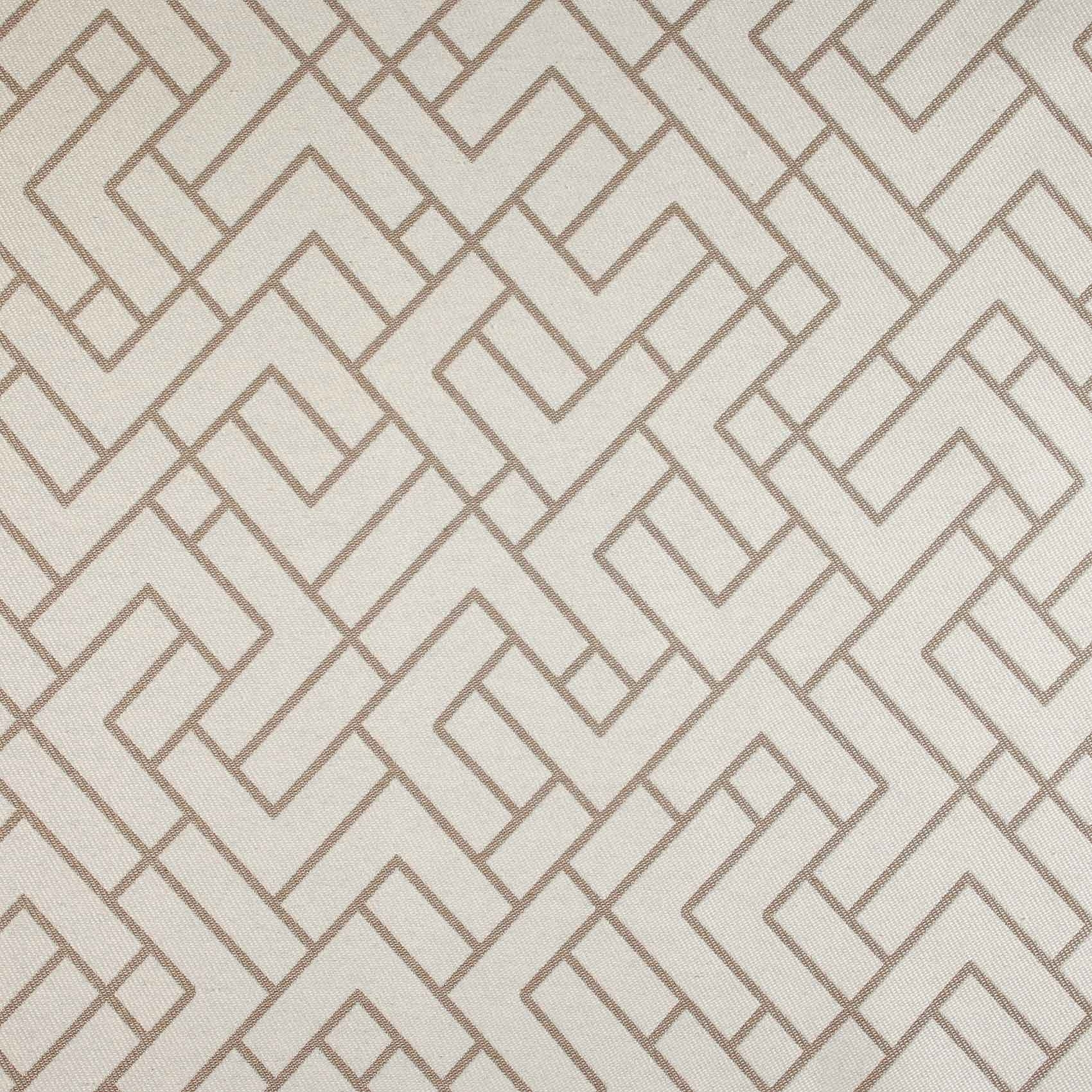 Rideau thermique imprimé graphique - Taupe