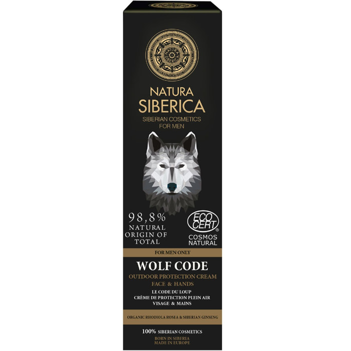 Le Code du Loup - Crème Visage & Mains Homme 2 en 1  80ml