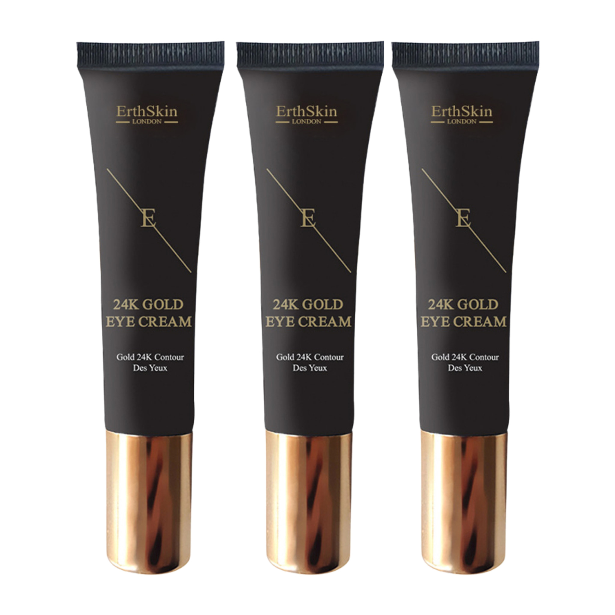 CREMA DEBAJO DE LOS OJOS ORO 24K x 3