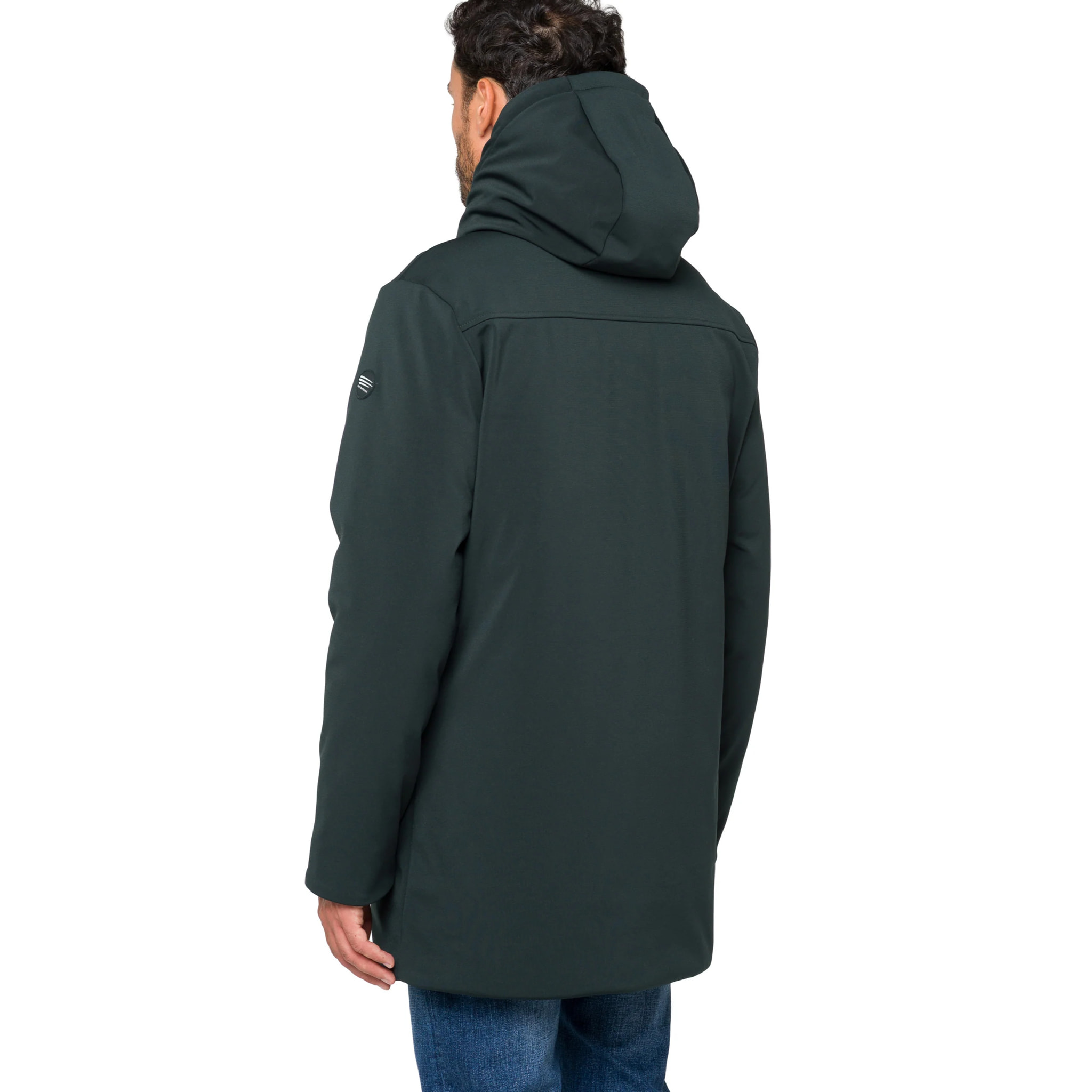 Parka KHANGAR acolchada impermeable verde oscuro