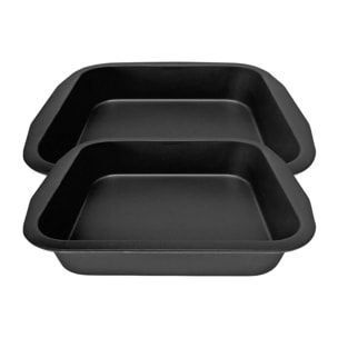 Ensemble de 2 Moules à brownie 27 x 26 cm Zenker Special Creative