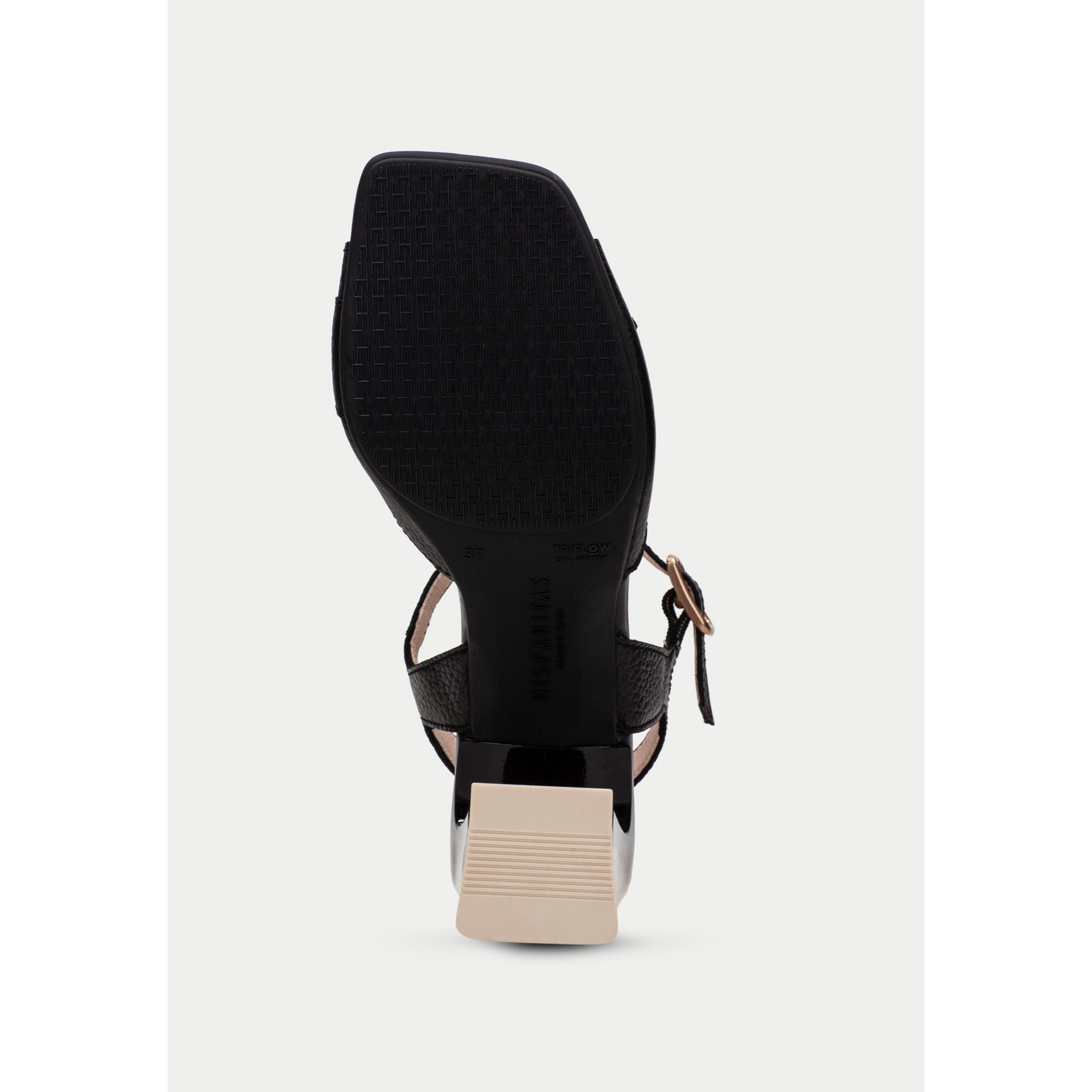 Sandalia Tacon Mallorca Negro 6,5 cm