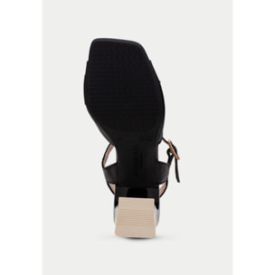 Sandalia Tacon Mallorca Negro 6,5 cm