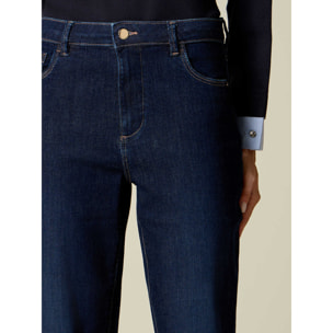Oltre - Jeans boyslim blu scuri - Blu