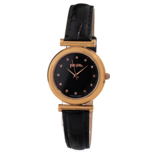 Reloj Folli Follie WF16R022SSK Mujer Analogico Cuarzo con Correa de Piel