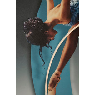 STAMPA C/LED SU TELA DANCER CM 60X3,5X90 (APPLICAZIONE 3D ACRILICO)