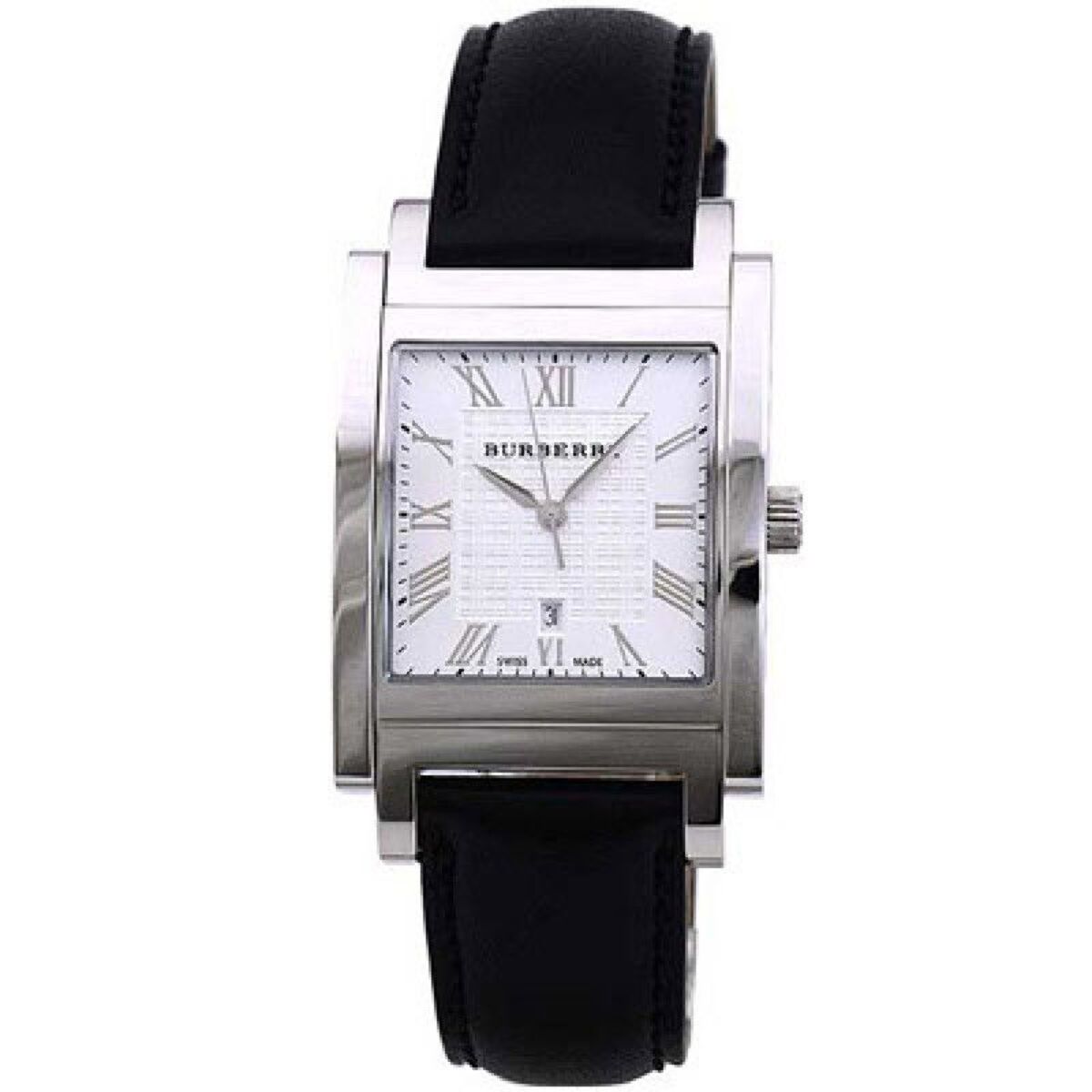 Reloj Burberry BU1554 Hombre Analogico Cuarzo con Correa de Cuero