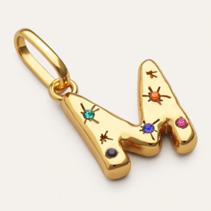 Charm Personalizado Inicial Organic Colors Baño Oro