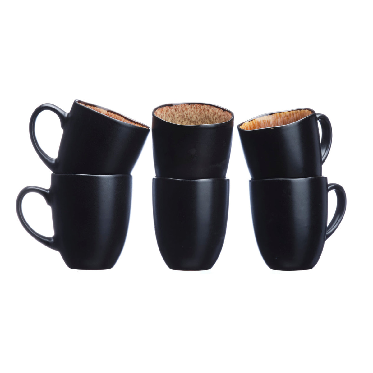 Mug IRIS 40cl - 6 pièces - Marron sauvage