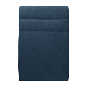 Tete de lit Bandes Horizontales Tissu - Rembourrée A poser