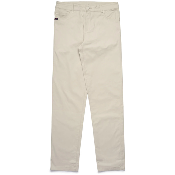 Pantaloni Robe di Kappa Uomo Jorman Comfort Peached Gabardine Grigio
