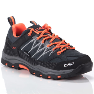 Sneakers CMP Kids Rigel Low Trekking Wp Antracite Flash Orange Nero