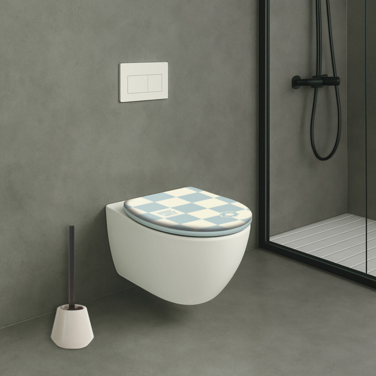 Abattant wc MDF BONNIE - Charnières Inox MSV