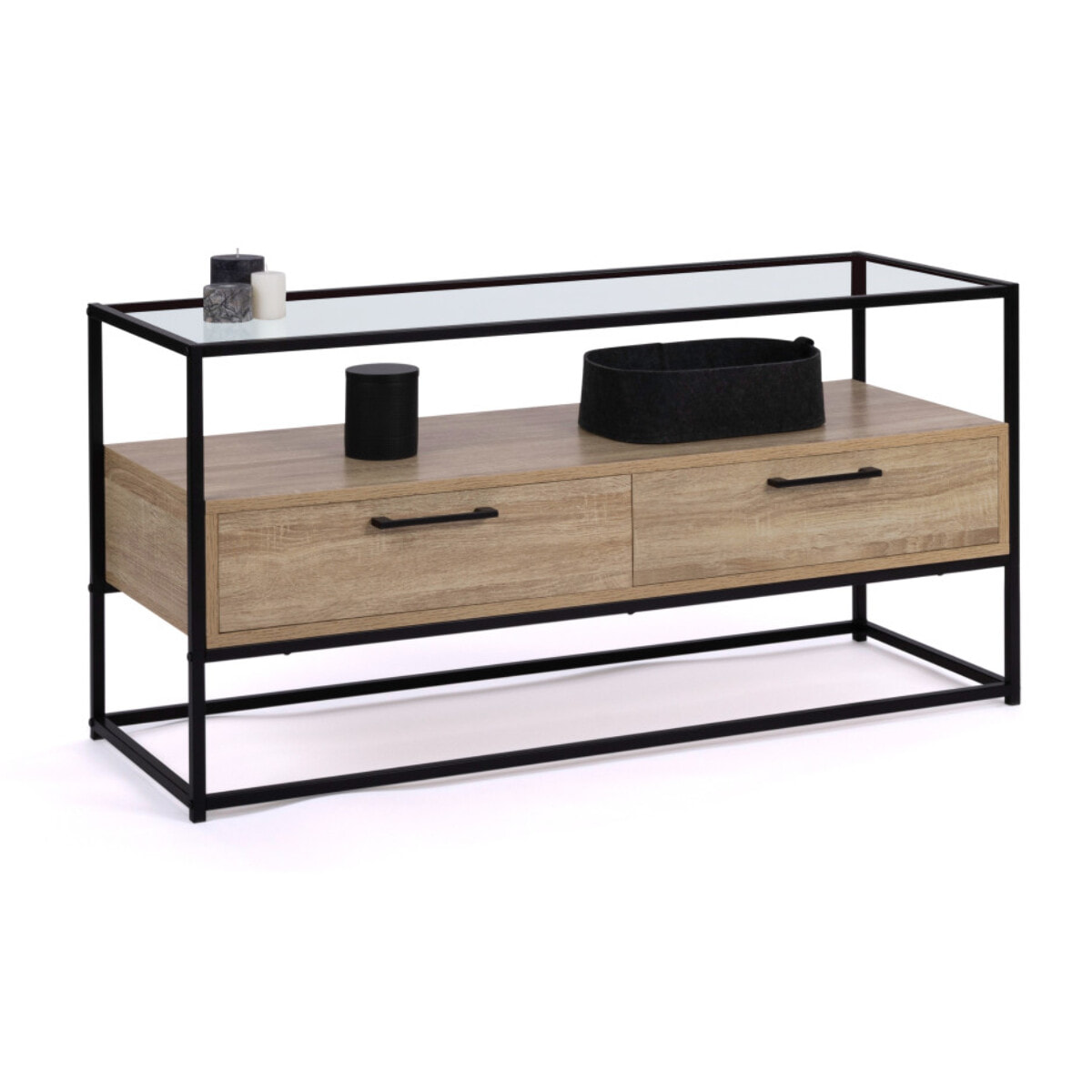 Meuble TV Siena 2 tiroirs L113cm