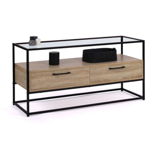 Meuble TV Siena 2 tiroirs L113cm