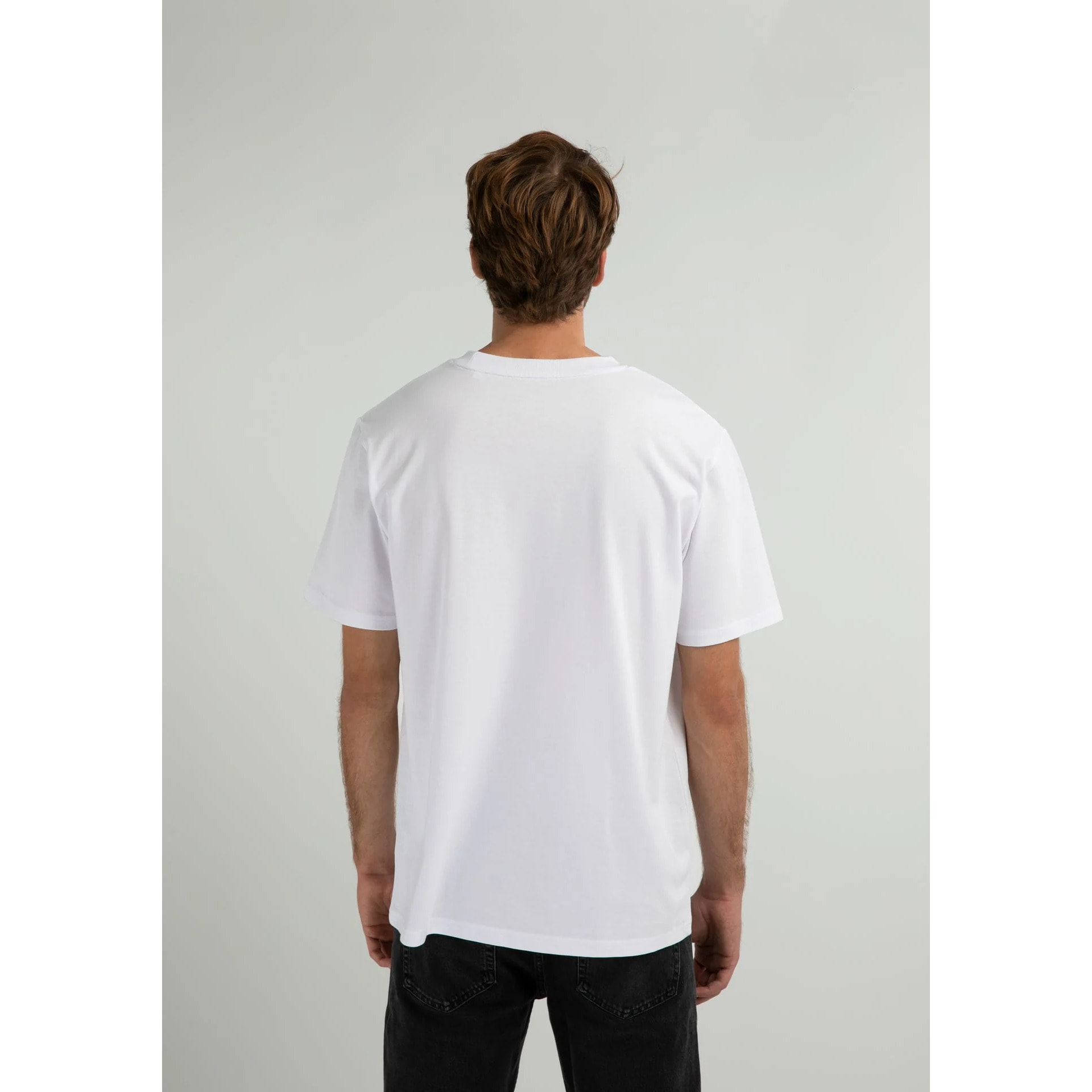 Camiseta Básica Varsity Paint T-Shirt en Blanco D.Franklin