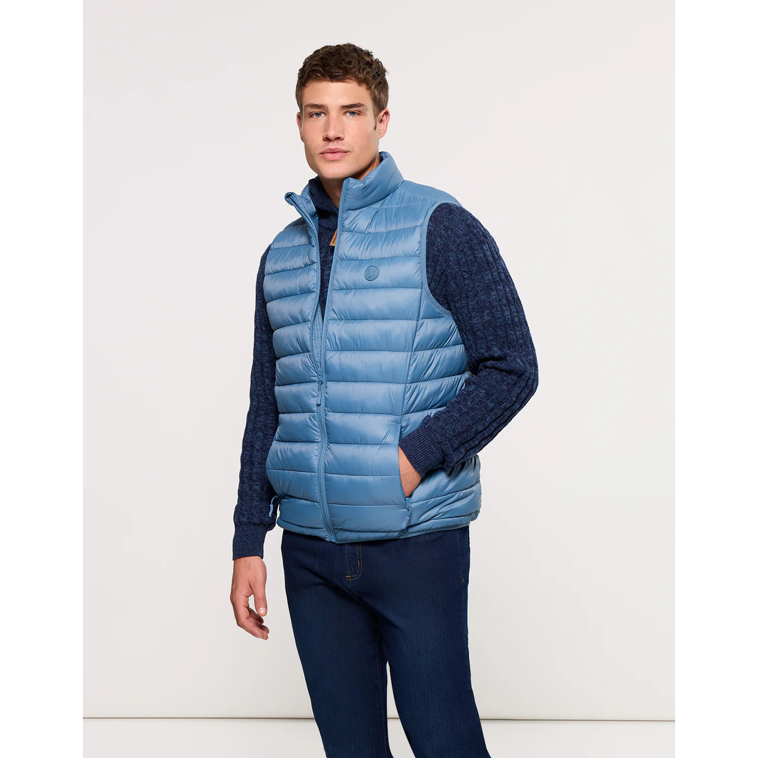 Chaleco Acolchado Azul Claro - Ninbo